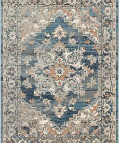 Well Woven All Area Rugs And Runners Judith Blue Vintage Medallion Area Rug