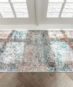 Ww Amesti Light Blue All Area Rugs And Runners Light Blue Machine Washable Contemporary Abstract Distressed Soft Rug 15 Ww Amesti Light Blue All Area Rugs And Runners Light Blue Machine Washable Contemporary Abstract Distressed Soft Rug