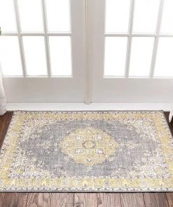 Well Woven Mareva Machine Washable Yellow Vintage Oriental Medallion Area Rug All Area Rugs And Runners 15 Well Woven Mareva Machine Washable Yellow Vintage Oriental Medallion Area Rug All Area Rugs And Runners