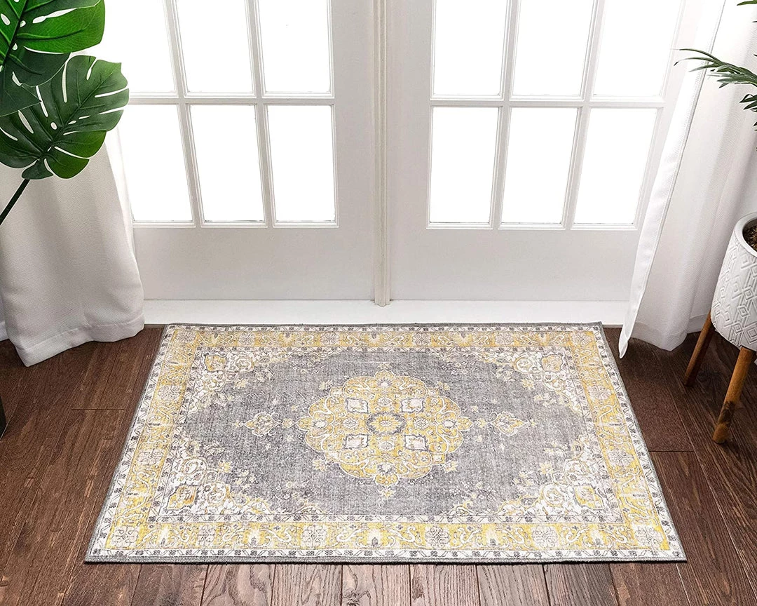 Well Woven Mareva Machine Washable Yellow Vintage Oriental Medallion Area Rug All Area Rugs And Runners 8 Well Woven Mareva Machine Washable Yellow Vintage Oriental Medallion Area Rug All Area Rugs And Runners