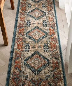Well Woven Kete Rust Red Tribal Medallion Area Rug All Area Rugs And Runners