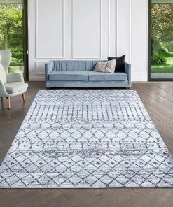 Adiva Rugs Area Rug For Living Room, Bedroom, Bathroom, Kitchen, Persian Vintage Home Decor, Floor Decoration Carpet Mat, Medium Pile For Entryway Furniture