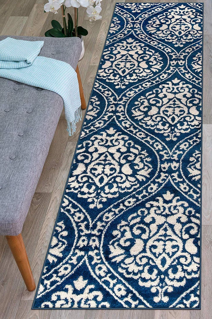 WRG Floral Damask Navy Ivory Area Rug All Area Rugs And Runners 6 WRG Floral Damask Navy Ivory Area Rug All Area Rugs And Runners