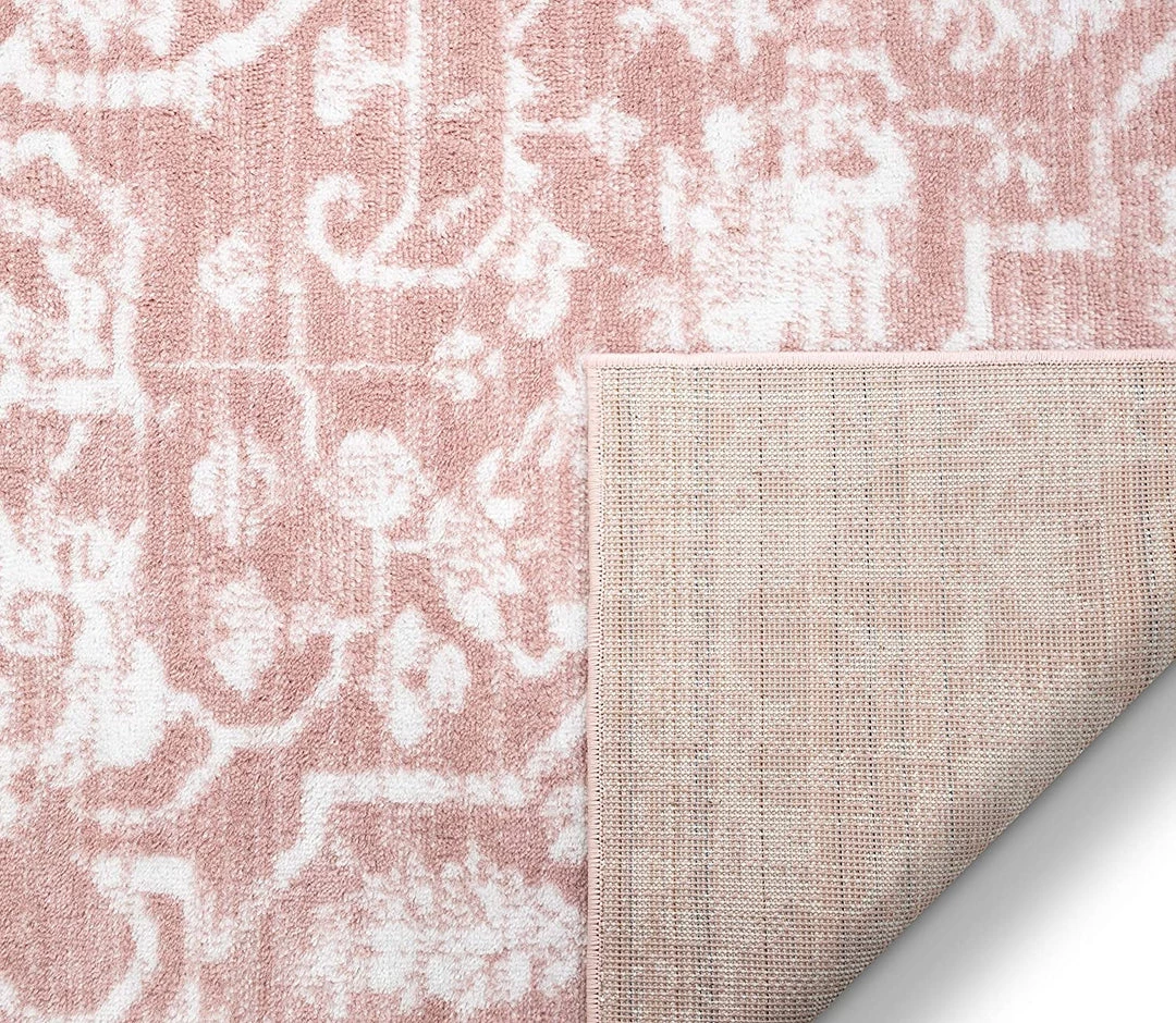 Well Woven All Area Rugs And Runners Dazzle Vintage Medallion Blush Soft Area Rug 4 Well Woven All Area Rugs And Runners Dazzle Vintage Medallion Blush Soft Area Rug