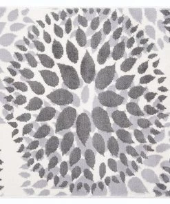 WRG Floral Gray/Grey Off-white Area Rug All Area Rugs And Runners
