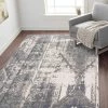 WRG Distressed Ivory Gray Soft Area Rug