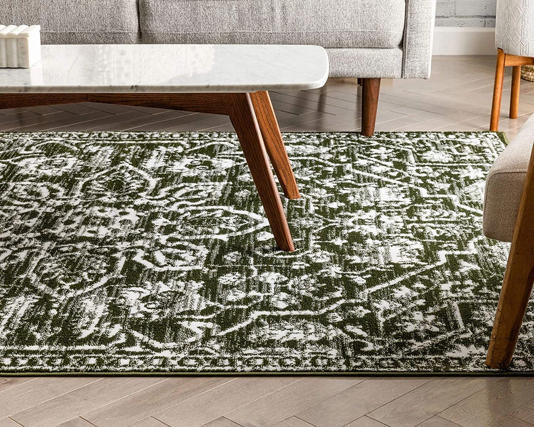 Well Woven Dazzle DISA Vintage Medallion Green Soft Area Rug Nomaan All Area Rugs And Runners 6 Well Woven Dazzle DISA Vintage Medallion Green Soft Area Rug Nomaan All Area Rugs And Runners