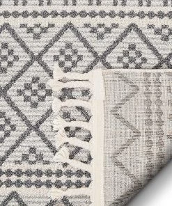 Well Woven Ventova Grey Tribal Geometric Area Rug