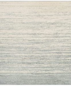 FAS Ombre Slate Cream Soft Area Rug