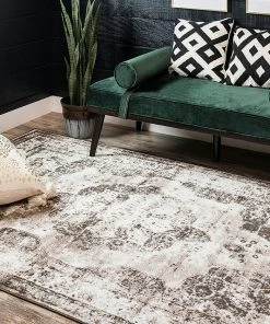 UL Vintage Distressed Light Brown Area Rugs