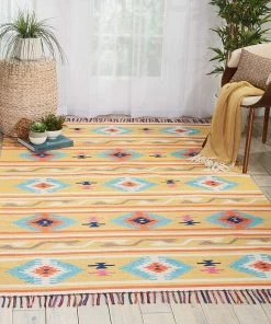 Modern Rugs And Decor Tribal Soft Area Rug Yellow