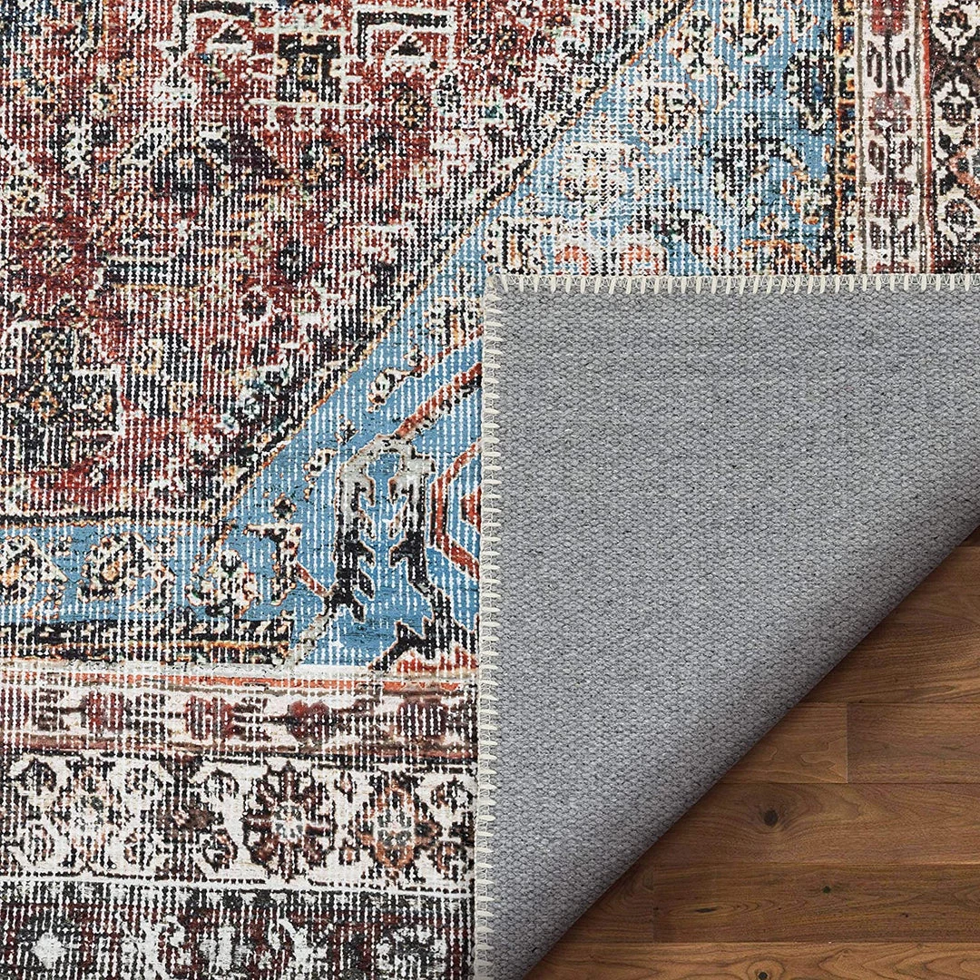 Modern Rugs And Decor All Area Rugs And Runners Menda Red Machine Washable Vintage Distressed Persian Soft Area Rug 4 Modern Rugs And Decor All Area Rugs And Runners Menda Red Machine Washable Vintage Distressed Persian Soft Area Rug