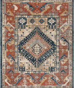 Well Woven Kete Rust Red Tribal Medallion Area Rug All Area Rugs And Runners