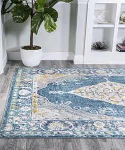 JONATHAN Y Zelda Bohemian Cottage Medallion For Bedroom Living Room Indoor Décor Soft Area Rugs, All Area Rugs And Runners