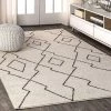 JONATHAN Y Soft Area Rug For Bedroom Kitchen Living Room Indoor Black All Area Rugs And Runners