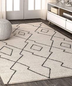 JONATHAN Y Soft Area Rug For Bedroom Kitchen Living Room Indoor Black All Area Rugs And Runners