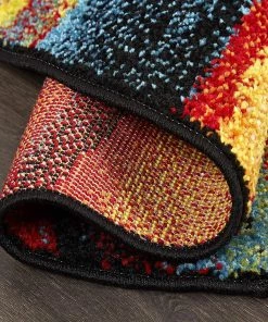 FAS All Area Rugs And Runners Abstract Multi-color Soft Area Rugs