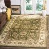 Safavieh Lyndhurst Collection Traditional Oriental Non-Shedding Stain Resistant Living Room Bedroom Soft Area Rug Sage / Ivory
