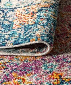 Jonathan Bohemian Boho Vintage Faded Cream/Navy Rug All Area Rugs And Runners 18 Jonathan Bohemian Boho Vintage Faded Cream/Navy Rug All Area Rugs And Runners