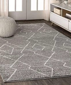 JONATHAN Y Soft Area Rug For Bedroom Kitchen Living Room Indoor Black All Area Rugs And Runners