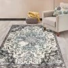 WRG Traditional Distressed Ivory Gray Area Rug All Area Rugs And Runners