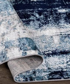 Artistic Weavers Houda Modern Abstract Area Rug, Black/Navy