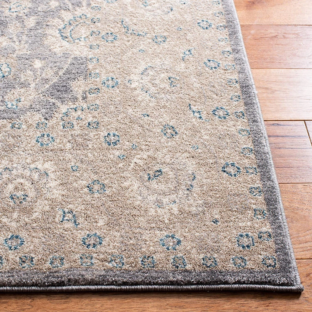 Safavieh All Area Rugs And Runners Sofia Collection Vintage Oriental Distressed Soft Area Rug Light Grey / Beige 2 Safavieh All Area Rugs And Runners Sofia Collection Vintage Oriental Distressed Soft Area Rug Light Grey / Beige