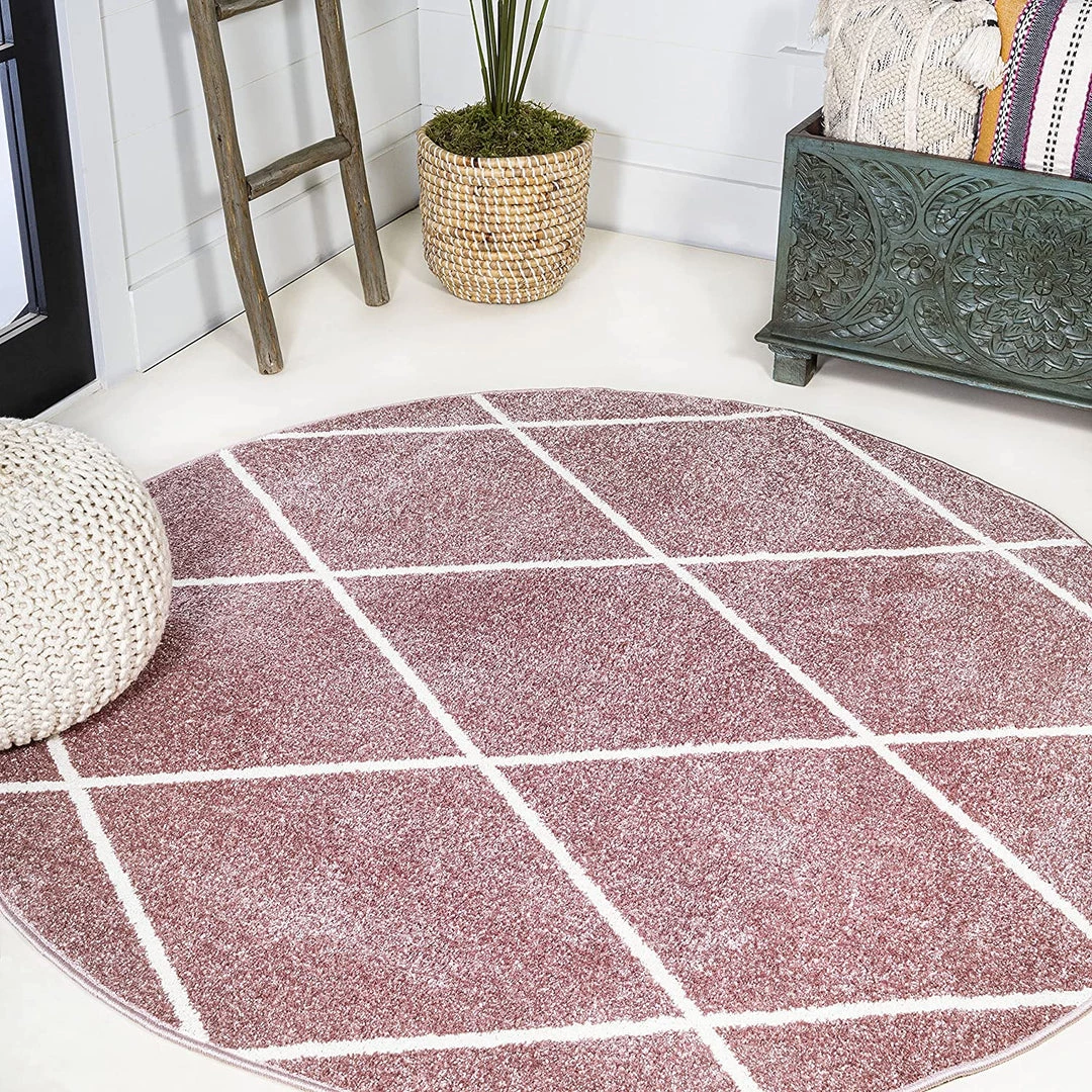 JONATHAN Y Minimalist Diamond Trellis Soft Area Rug Bedroom Kitchen Multi/White All Area Rugs And Runners 32 JONATHAN Y Minimalist Diamond Trellis Soft Area Rug Bedroom Kitchen Multi/White All Area Rugs And Runners
