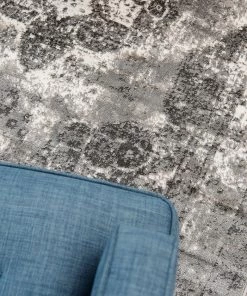 UL All Area Rugs And Runners Vintage Grey/Light Grey Ivory Soft Area Rugs