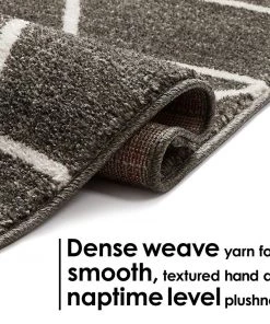 WW Modern Geometric Angles Tiles Gray Ivory Area Rugs All Area Rugs And Runners