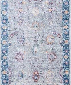 Safavieh Illusion Collection ILL703F Vintage Distressed Viscose Area Rug, Rose / Cream All Area Rugs And Runners