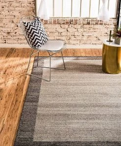 FAS Contemporary Bordered Soft Light Brown Area Rug All Area Rugs And Runners