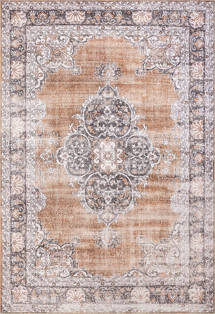 Modern Rugs And Decor All Area Rugs And Runners Mareva Machine Washable Rust Orange Vintage Oriental Medallion Rug 2 Modern Rugs And Decor All Area Rugs And Runners Mareva Machine Washable Rust Orange Vintage Oriental Medallion Rug