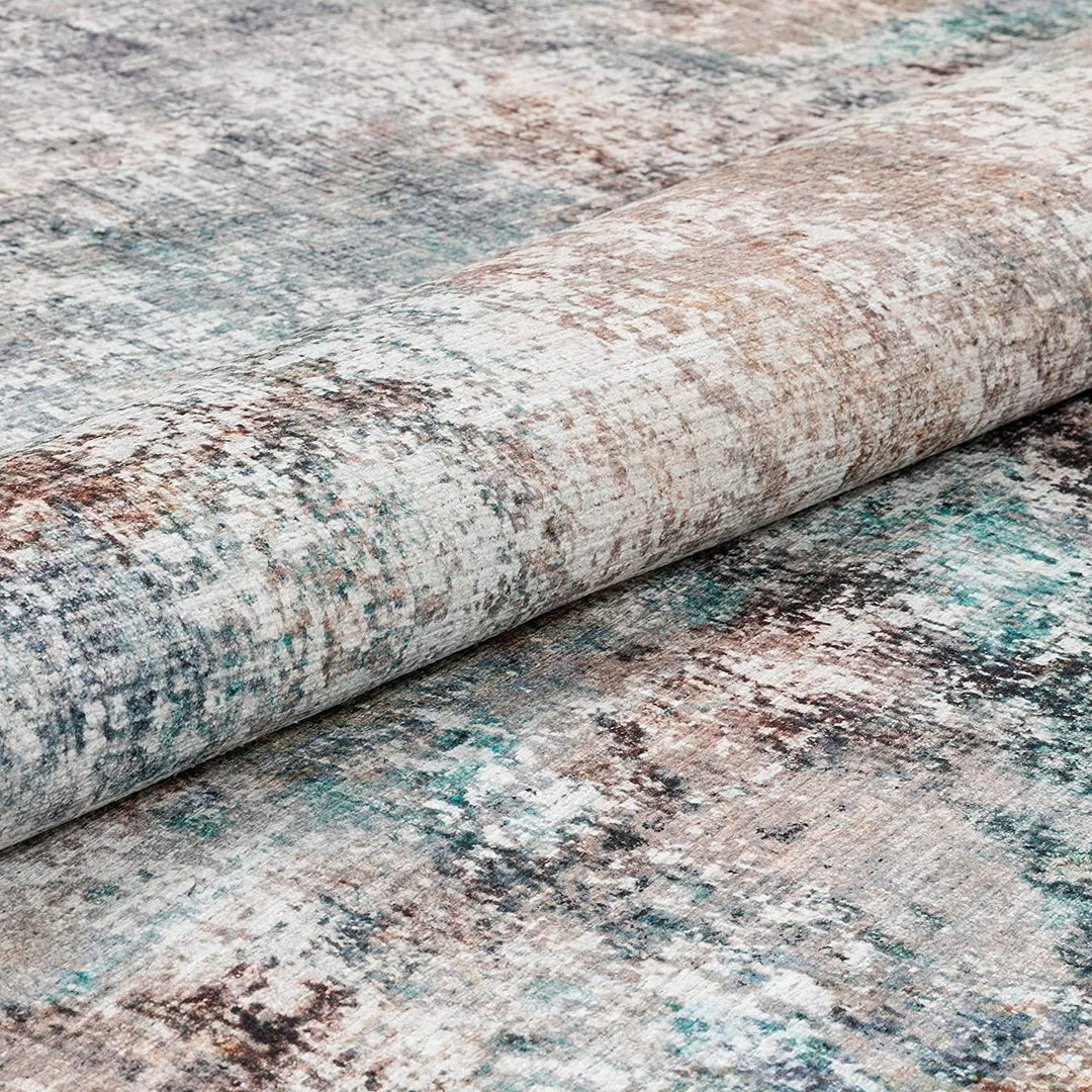 Ww Amesti Light Blue All Area Rugs And Runners Light Blue Machine Washable Contemporary Abstract Distressed Soft Rug 3 Ww Amesti Light Blue All Area Rugs And Runners Light Blue Machine Washable Contemporary Abstract Distressed Soft Rug