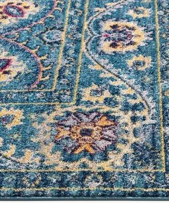 Well Woven Carson Agra Medallion Persian Vintage Bohemian Blue Area Rug All Area Rugs And Runners