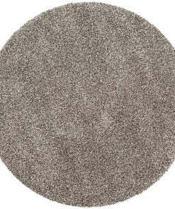 FAS Gray Soft Plush Shag Area Rug