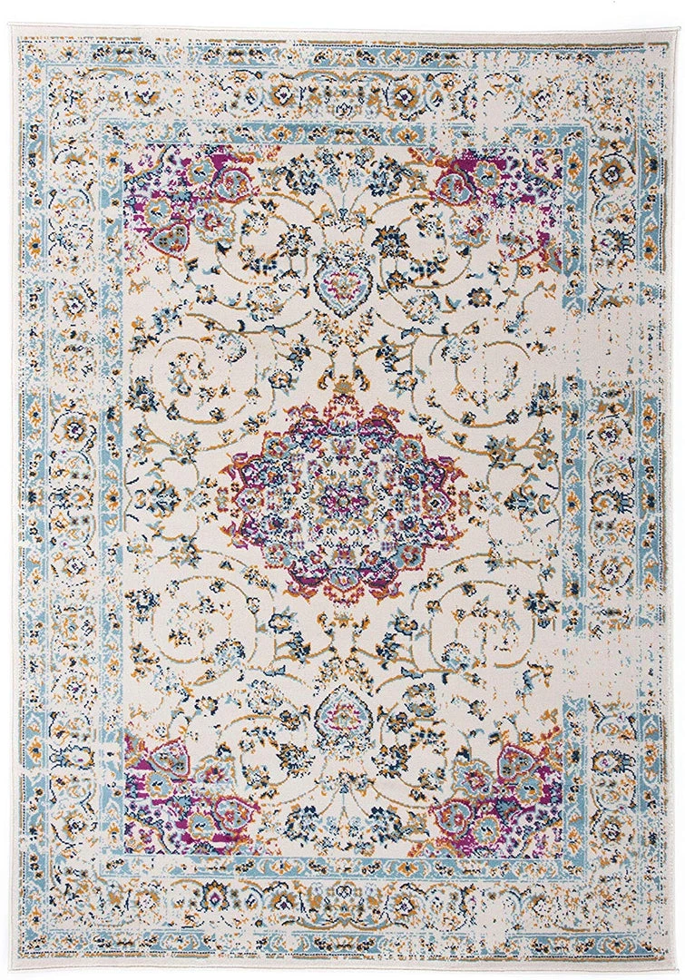 WRG All Area Rugs And Runners Traditional Persian Pattern Soft Ivory Pink Area Rug 5 WRG All Area Rugs And Runners Traditional Persian Pattern Soft Ivory Pink Area Rug