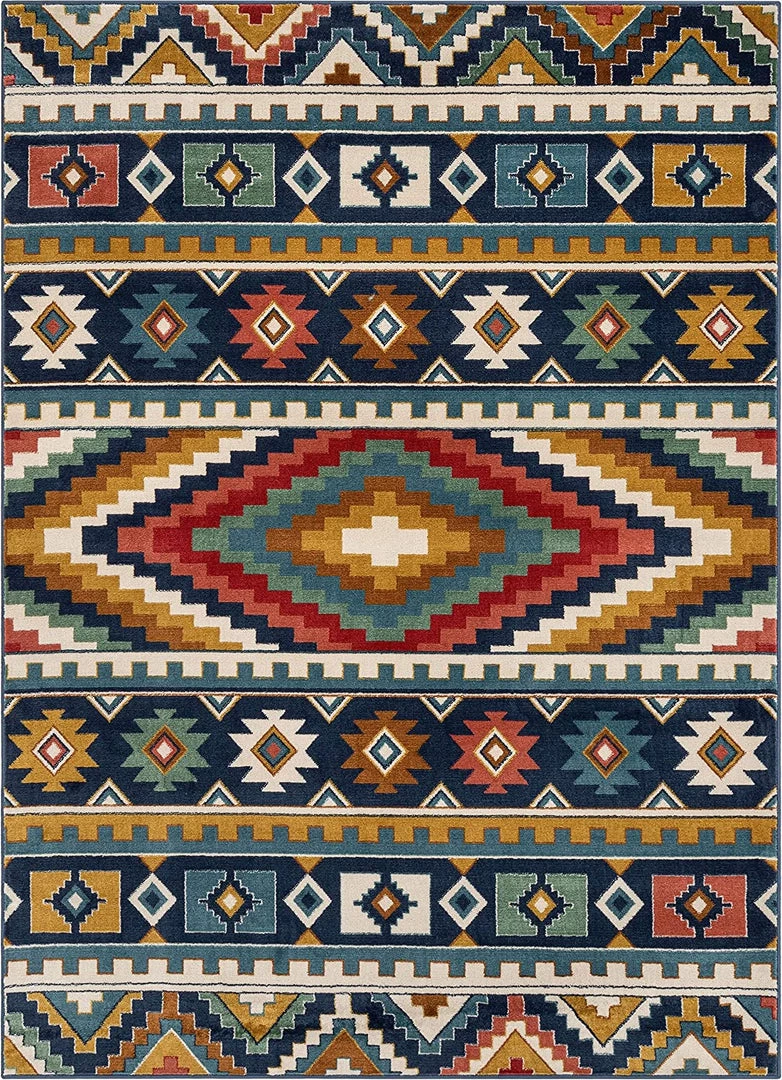 Well Woven All Area Rugs And Runners Dover Multi Tribal Medallion Area Rug 2 Well Woven All Area Rugs And Runners Dover Multi Tribal Medallion Area Rug