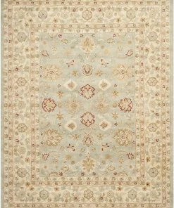 Modern Rugs And Decor Handmade Traditional Oriental Premium Wool Area Rug, Grey Blue / Beige