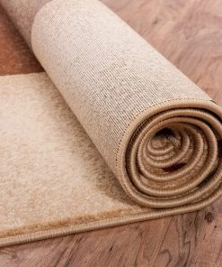 WW Modern Geometric Circles Ivory Multi Soft Area Rugs