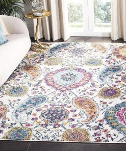 FAS All Area Rugs And Runners Floral Cream/multi Soft Area Rugs