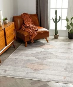 Modern Rugs And Decor All Area Rugs And Runners Argonne Grey Machine Washable Vintage Distressed Rug