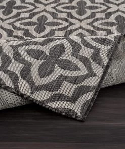 Modern Rugs And Decor Tribal Area Rugs For Indoor Outdoor Moroccan Dark Grey / Light Grey All Area Rugs And Runners