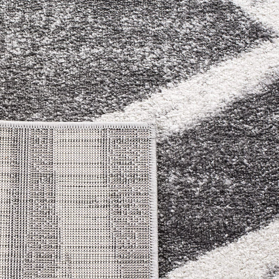 Modern Rugs And Decor Safavieh Adirondack Collection ADR125R Modern Wave Distressed Non-Shedding Stain Resistant Living Room Bedroom Area Rug, 8' X 10', Charcoal / Ivory 4 Modern Rugs And Decor Safavieh Adirondack Collection ADR125R Modern Wave Distressed Non-Shedding Stain Resistant Living Room Bedroom Area Rug, 8' X 10', Charcoal / Ivory