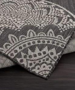 Modern Rugs And Decor Modern Area Rugs For Indoor Outdoor Medallion - Dark Grey / Light Grey All Area Rugs And Runners 6 Modern Rugs And Decor Modern Area Rugs For Indoor Outdoor Medallion - Dark Grey / Light Grey All Area Rugs And Runners