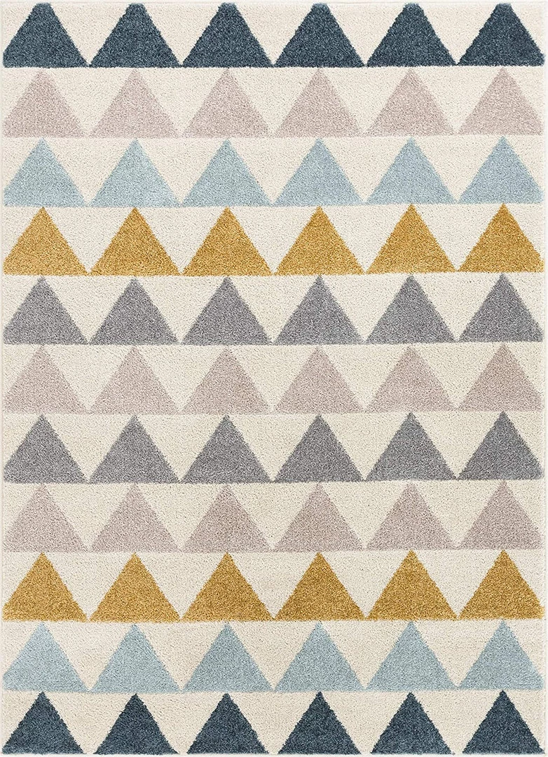 Modern Rugs And Decor Triangles Geometric Gold Blue Area Rug All Area Rugs And Runners 2 Modern Rugs And Decor Triangles Geometric Gold Blue Area Rug All Area Rugs And Runners