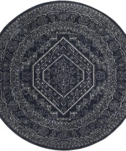 FAS All Area Rugs And Runners Oriental Vintage Distressed Medallion Navy/Ivory Soft Area Rug 13 FAS All Area Rugs And Runners Oriental Vintage Distressed Medallion Navy/Ivory Soft Area Rug