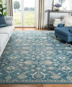 Safavieh Sofia Collection Vintage Oriental DistressedSoft Area Rug Blue / Beige All Area Rugs And Runners