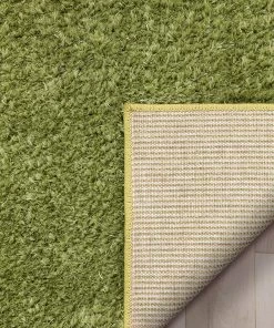 Well Woven Ciel Green Ultra-Soft Multi-Textured Shimmer Pile Area Rug
