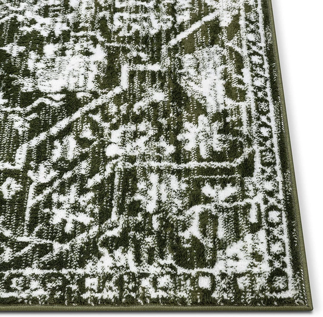 Well Woven Dazzle DISA Vintage Medallion Green Soft Area Rug Nomaan All Area Rugs And Runners 5 Well Woven Dazzle DISA Vintage Medallion Green Soft Area Rug Nomaan All Area Rugs And Runners